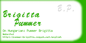 brigitta pummer business card